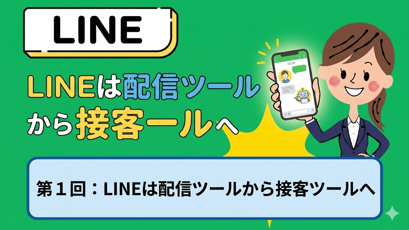 LINEは「配信ツール」から「接客インフラ」へ ①